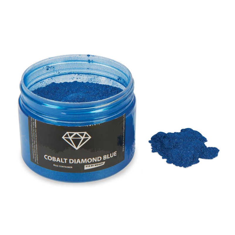 Mica Powder - 51 Grams - Color:Cobalt Diamond Blue